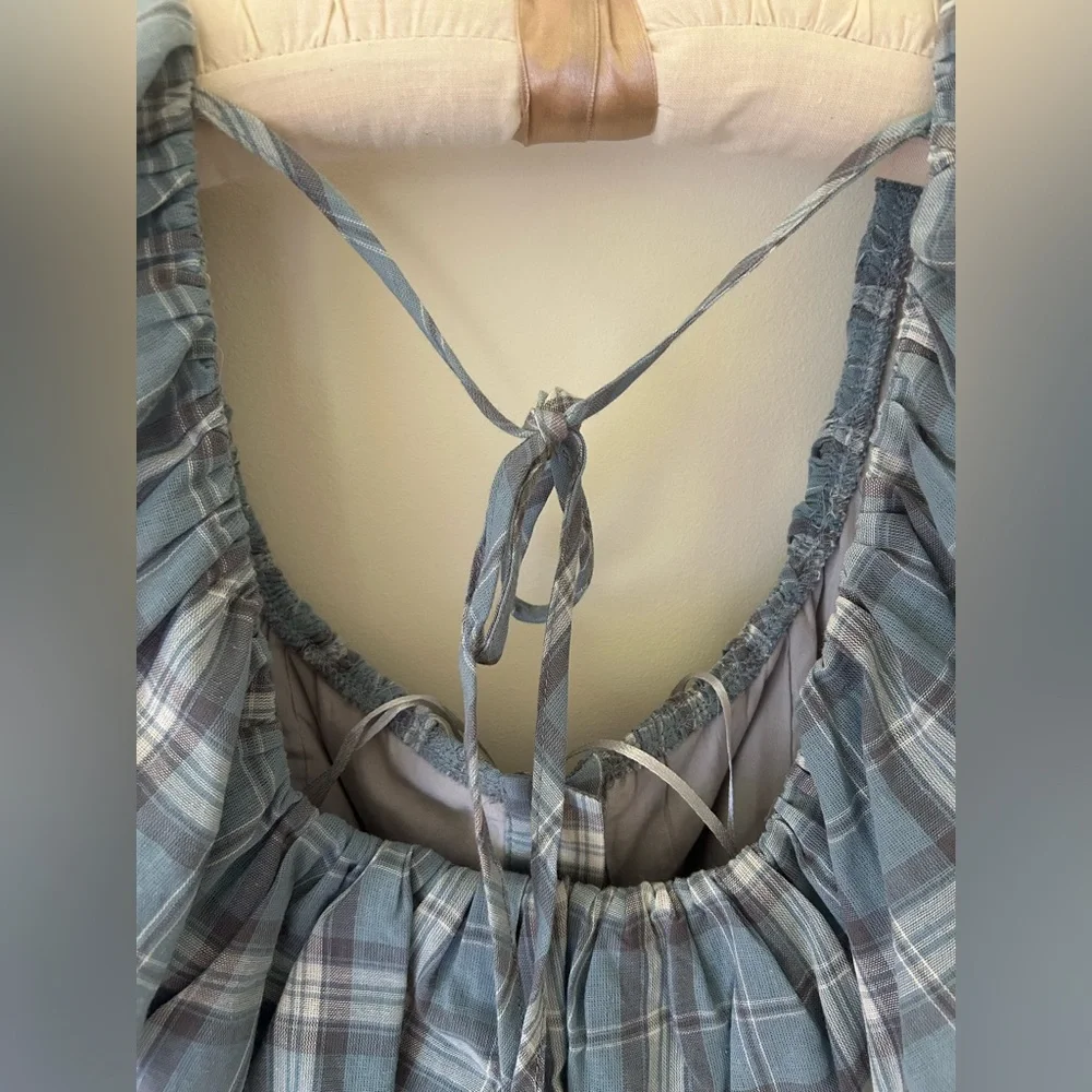 Dress Forum LA (Apricot Lane) Plaid Ruffle Crop Top
Size: Medium
NWT - Picture 6 of 10